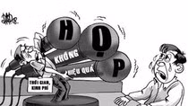 Họp hành nhiều mà không hiệu quả khiến cán bộ, giáo viên mệt mỏi. (Ảnh: Tuoitre.vn)