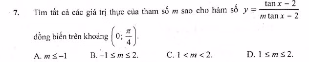 Câu 7 trang 20 trong cuốn sách cũng có vấn đề.