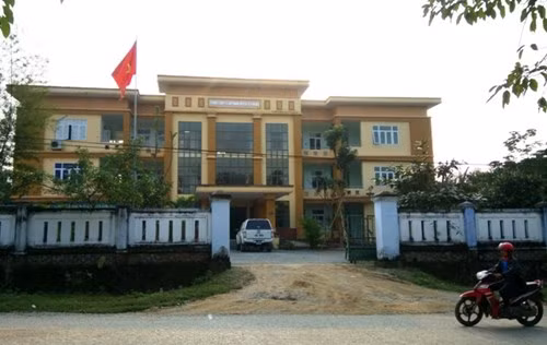 Trung tâm Y tế dự phòng huyện Tuyên Hóa (Quảng Bình), nơi được cho là có nhiều khoản chi tiêu "khủng" không minh bạch. (Ảnh: Thủy Phan)