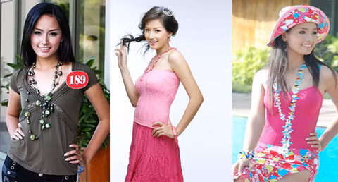 Dường như Thúy bốc phụ kiện với trang phục một cách ngẫu hứng, hoặc nếu có chủ ý, nó cũng chỉ "tố cáo" khả năng phối đồ kém tinh tế của cô.