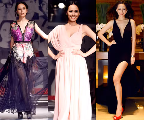 Nhưng bây giờ, Thúy xuất hiện với ít phụ kiện hơn, cô thường để cổ trần, chỉ thỉnh thoảng đeo đồng hồ hoặc đeo thêm một chút khuyên tai nhỏ xinh.