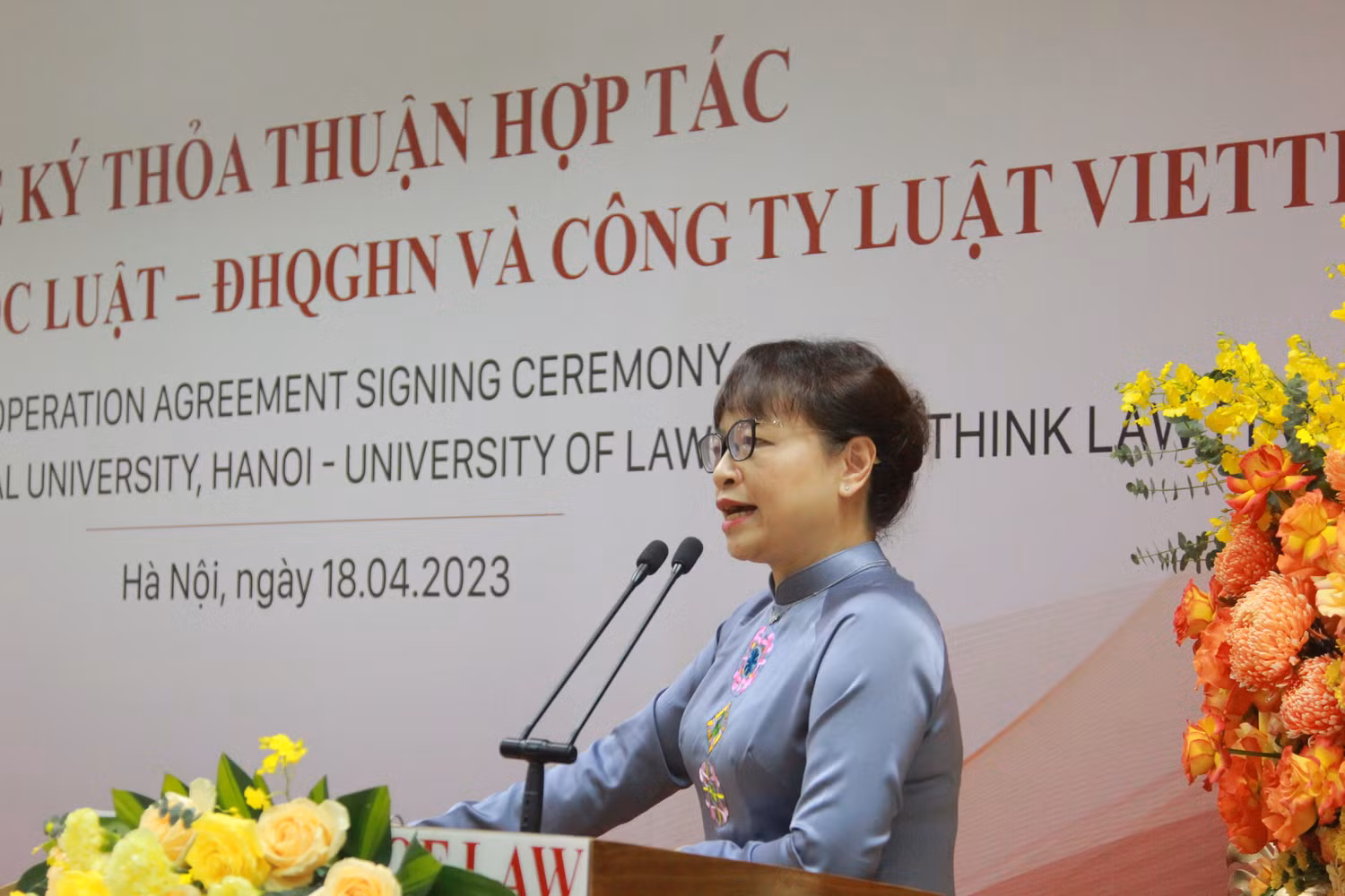 Phó Giáo sư,Tiến sĩ Nguyễn Thị Quế Anh - Hiệu trưởng Trường Đại học Luật, Đại học Quốc gia Hà Nội (Ảnh: Mạnh Đoàn) Phó Giáo sư,Tiến sĩ Nguyễn Thị Quế Anh - Hiệu trưởng Trường Đại học Luật, Đại học Quốc gia Hà Nội (Ảnh: Mạnh Đoàn)