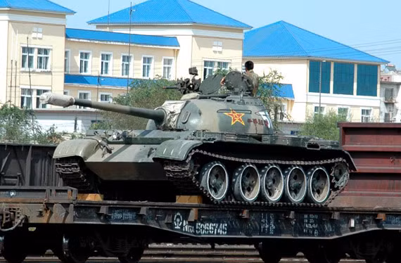 Xe tăng Type 59 của Trung Quốc. Xe tăng Type 59 của Trung Quốc.