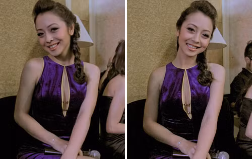 Bộ váy kín đáo nhưng lại xẻ khéo để Jennifer Phạm khoe khuôn ngực đầy. (Theo: vietsn). Xem thêm:Hồ Ngọc Hà/ Tăng Thanh Hà/ Thanh Hằng/ Minh Hằng