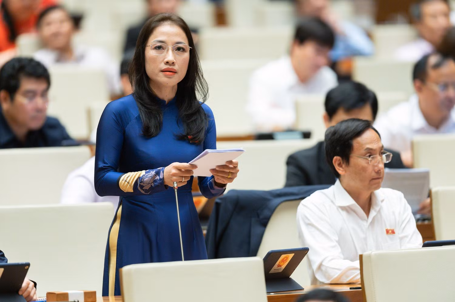Đại biểu Trần Khánh Thu, Đoàn Đại biểu Quốc hội tỉnh Thái Bình. Ảnh: Cổng thông tin điện tử Quốc hội Đại biểu Trần Khánh Thu, Đoàn Đại biểu Quốc hội tỉnh Thái Bình. Ảnh: Cổng thông tin điện tử Quốc hội