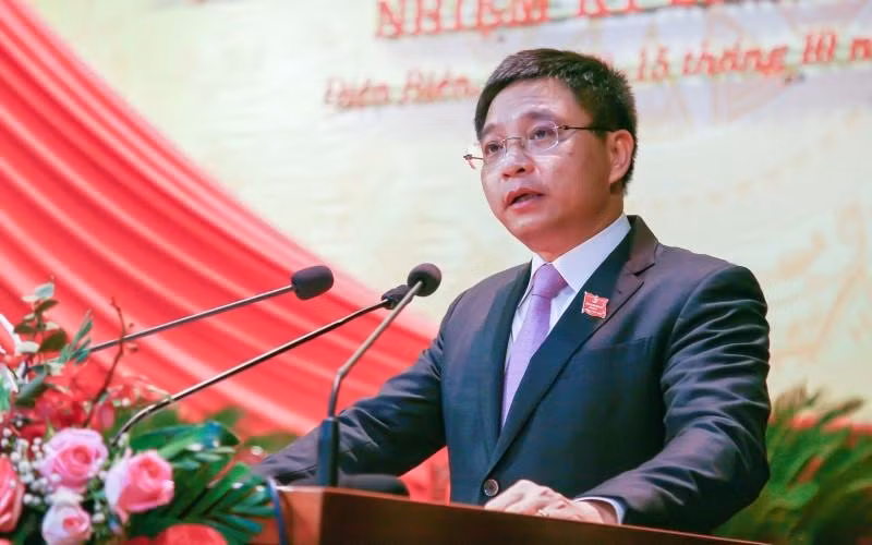 Bí thư Tỉnh ủy, Trưởng đoàn Đại biểu Quốc hội tỉnh Điện Biên Nguyễn Văn Thắng vừa được giới thiệu để Quốc hội phê chuẩn bổ nhiệm Bộ trưởng Bộ Giao thông vận tải. Ảnh: Báo Nhân dân Bí thư Tỉnh ủy, Trưởng đoàn Đại biểu Quốc hội tỉnh Điện Biên Nguyễn Văn Thắng vừa được giới thiệu để Quốc hội phê chuẩn bổ nhiệm Bộ trưởng Bộ Giao thông vận tải. Ảnh: Báo Nhân dân