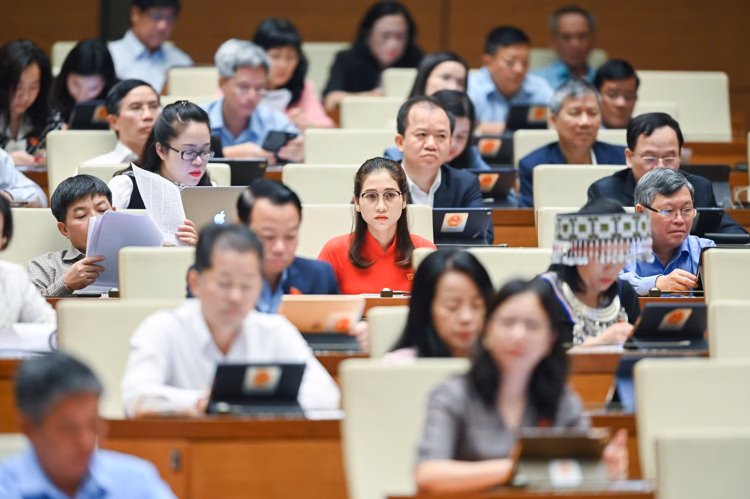 Quốc hội thảo luận về về dự thảo Luật Khám bệnh trong sáng 24/10. Ảnh: Cổng thông tin điện tử Quốc hội Quốc hội thảo luận về về dự thảo Luật Khám bệnh trong sáng 24/10. Ảnh: Cổng thông tin điện tử Quốc hội