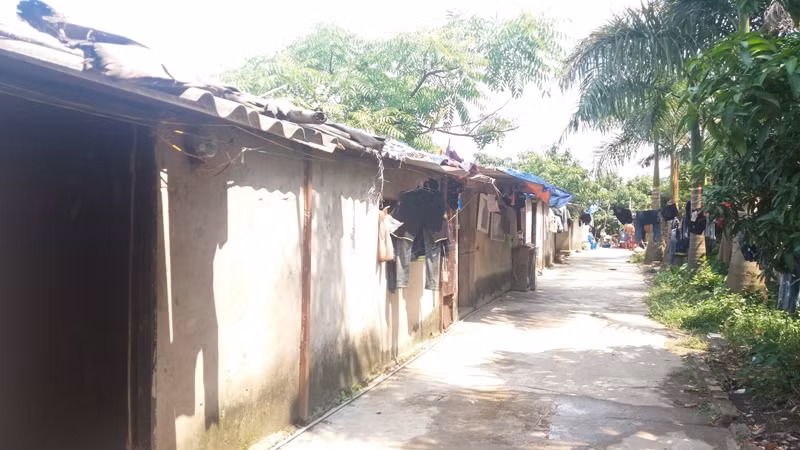 Khu đất do bà Bền và 13 hộ đã bỏ tiền ra mua lại của 21 hộ dân phường Trần Phú. Ảnh Trần Việt.