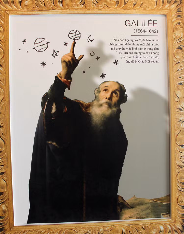 Galilee (1564-1642), nhà bác học người Ý, đã bảo vệ và chứng minh một điều khi ấy mới chỉ là một giả thuyết: mặt trời nằm ở trung tâm vũ trụ của chúng ta chứ không phải là trái đất. Cũng vì điều đó, ông đã bị Giáo hội kết án Những trò chơi thủa ấu thơ của tuổi học trò (P3) Chùm ảnh: Nữ sinh đẹp rạng ngời ngày khai trường