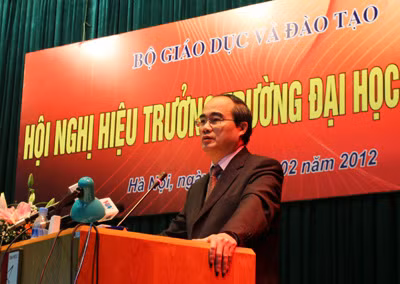 Phó Thủ tướng yêu cầu Bộ Giáo dục cần rà soát lại chỉ tiêu hệ thống phát triển GDĐH đến năm 2020.