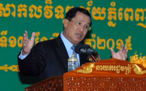Thủ tướng Campuchia Hun Sen. Ảnh: Tân Hoa Xã.