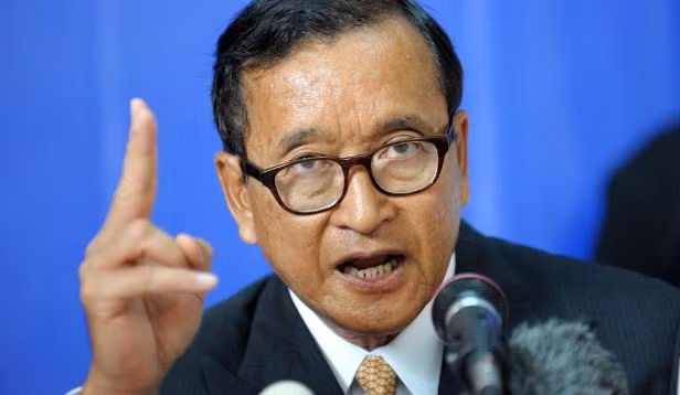 Sam Rainsy. Ảnh: CNN. Sam Rainsy. Ảnh: CNN.
