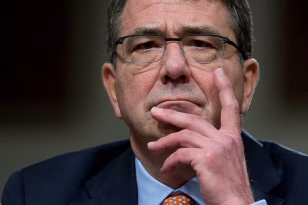 Bộ trưởng Quốc phòng Mỹ Ash Carter. Ảnh: Bloomberg. Bộ trưởng Quốc phòng Mỹ Ash Carter. Ảnh: Bloomberg.