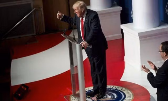 Donald Trump – người luôn về nhất trong các cuộc thăm dò, nhưng đã không thể hiện được tài năng trong thời điểm quyết định nhất tại Iowa. Ảnh: BBC.