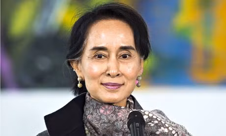 Bà Aung San Suu Kyi, ảnh: The Guardian. Bà Aung San Suu Kyi, ảnh: The Guardian.