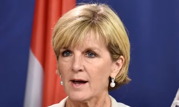 Ngoại trưởng Úc Julie Bishop. Ảnh: AP.