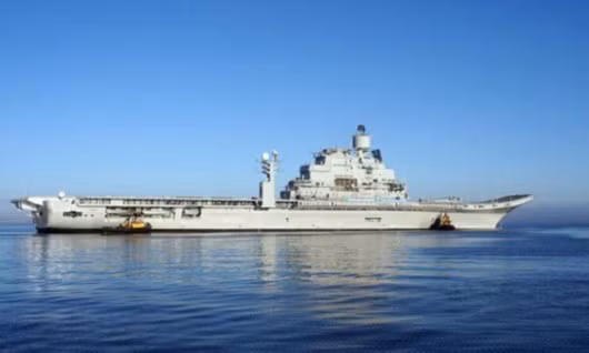 Tàu sân bay INS Vikramaditya vừa gặp sự cố động cơ