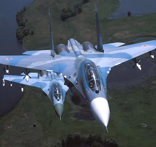 Máy bay chiến đấu Su-27 do Nga chế tạo.