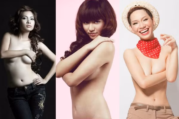 Tay Từ trái sang: Duy Uyên (thành viên nhóm Mắt Ngọc), Hồng Quế, Trà My Idol cũng "bồ kết" một kiểu lấy tay thay cho áo ngực nóng bỏng. Tay Từ trái sang: Duy Uyên (thành viên nhóm Mắt Ngọc), Hồng Quế, Trà My Idol cũng "bồ kết" một kiểu lấy tay thay cho áo ngực nóng bỏng.