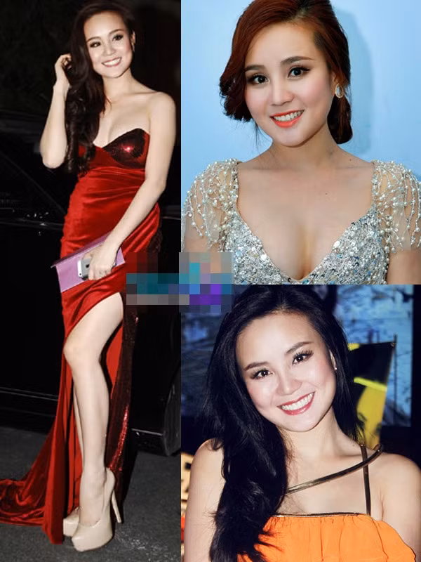 Làn da trắng càng khiến Vy Oanh thêm phần nổi bật tại mỗi sự kiện cô xuất hiện