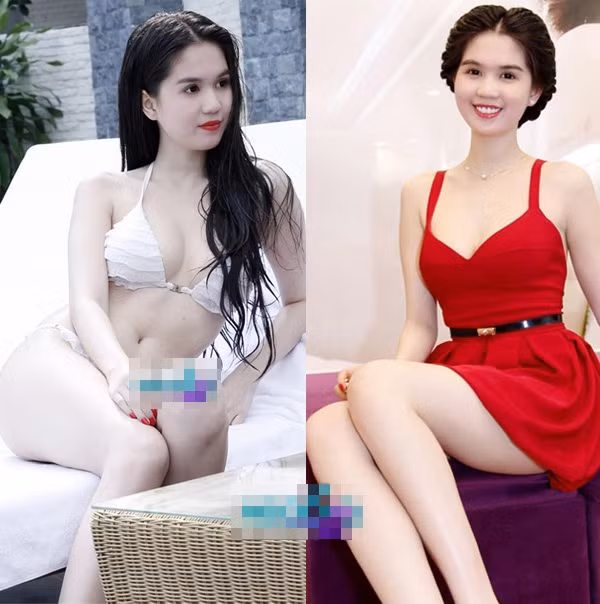 Quả thực, rất khó có thể tìm thấy khiếm khuyết nào ở làn da của Ngọc Trinh
