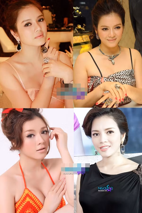 Có thể nói, làn da trắng và những thứ hàng hiệu mà Lý Nhã Kỳ "đắp" lên người càng làm cho cô thêm phần nổi bật