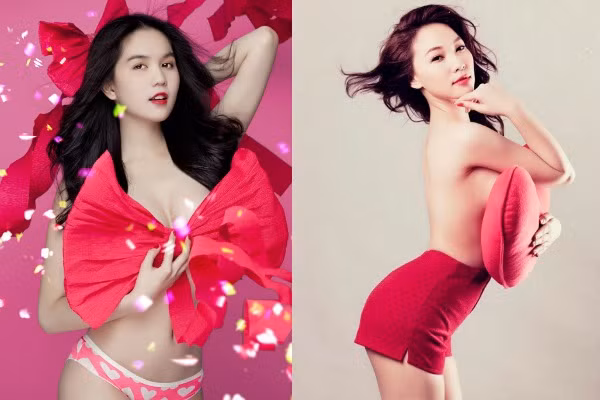 Nơ và gối hồng Ngọc Trinh tung ra những bức hình chào đón Giáng Sinh siêu mát mẻ với nội y và chiếc nơ hồng làm phụ kiện che chắn. Người đẹp Quỳnh Thư cũng sử dụng tông màu hồng đáng yêu và chiếc gối làm điểm nhấn cho bộ hình khoe thân táo bạo. Nơ và gối hồng Ngọc Trinh tung ra những bức hình chào đón Giáng Sinh siêu mát mẻ với nội y và chiếc nơ hồng làm phụ kiện che chắn. Người đẹp Quỳnh Thư cũng sử dụng tông màu hồng đáng yêu và chiếc gối làm điểm nhấn cho bộ hình khoe thân táo bạo.