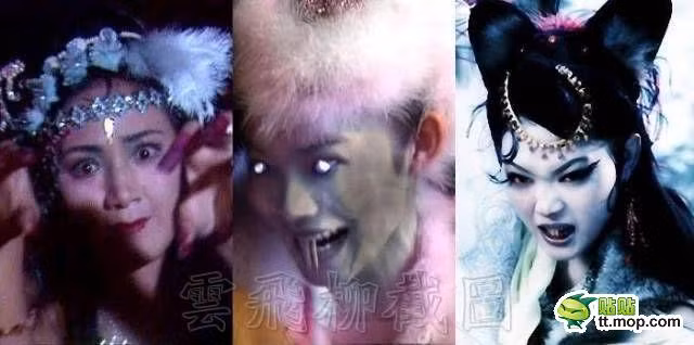 Bạch mao tịnh thử tạo hình nữ yêu