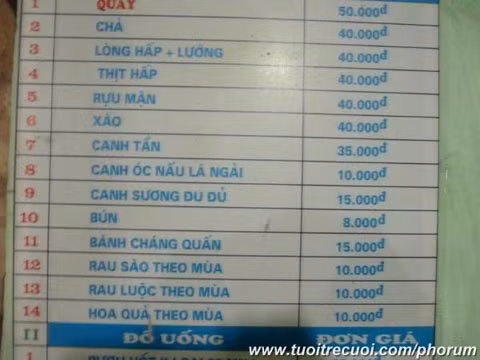 Ngay cả thực đơn cũng không chừa. Ngay cả thực đơn cũng không chừa.