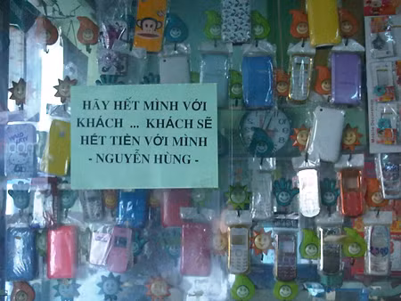 Khẩu hiệu bán hàng.