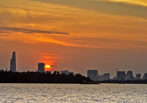 Vẫn còn đó những nơi ngắm hoàng hôn trên sông Sài Gòn. Ảnh Chụp tại Khu đất mới Bình Trưng quận 2. Ảnh: Trần Lâm Thịnh. Vẫn còn đó những nơi ngắm hoàng hôn trên sông Sài Gòn. Ảnh Chụp tại Khu đất mới Bình Trưng quận 2. Ảnh: Trần Lâm Thịnh.