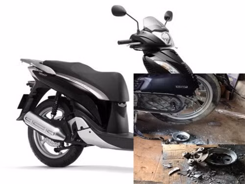 Tình trạng xe Honda SH bị vỡ vụn lá côn dù trong thời gian bảo hành như khách hàng phản ánh. Tình trạng xe Honda SH bị vỡ vụn lá côn dù trong thời gian bảo hành như khách hàng phản ánh.