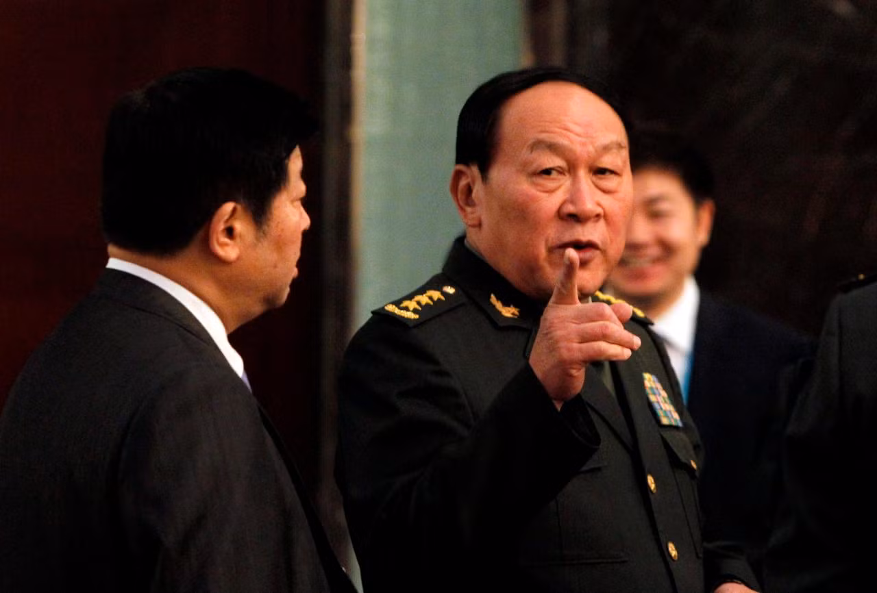 Lương Quang Liệt, Bộ trưởng Quốc phòng Trung Quốc sắp mãn nhiệm được cho là người theo đuổi quan điểm hung hăng trên các vùng biển tranh chấp Lương Quang Liệt, Bộ trưởng Quốc phòng Trung Quốc sắp mãn nhiệm được cho là người theo đuổi quan điểm hung hăng trên các vùng biển tranh chấp