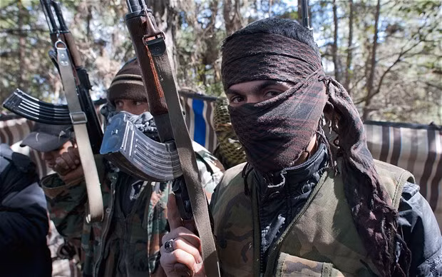 Lực lượng nổi dậy Syria (ảnh: Telegraph)