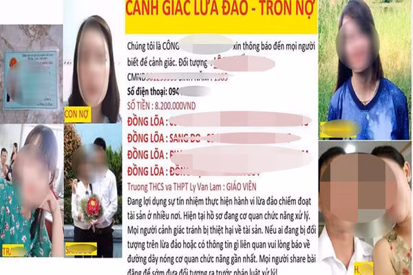 Một số giáo viên trường Lý Văn Lâm bị bêu rếu trên mạng xã hội (ảnh chụp màn hình) Một số giáo viên trường Lý Văn Lâm bị bêu rếu trên mạng xã hội (ảnh chụp màn hình)