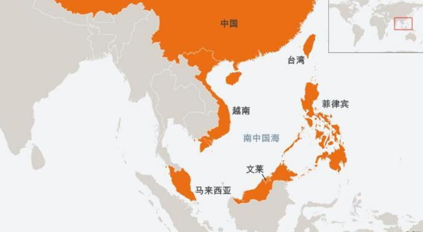 Hình ảnh minh họa trên báo Đức về khu vực Biển Đông (nguồn dw.de)