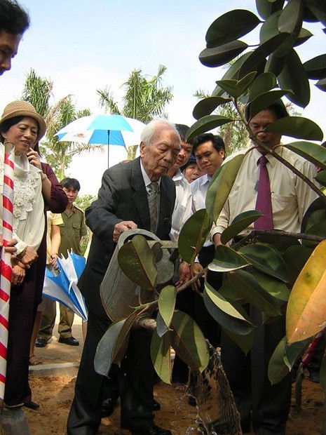 Lần cuối cùng Đại tướng về thăm quê khi ông 90 tuổi.