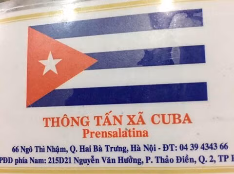 Giả mạo Thẻ nhà báo Thông tấn xã Cuba tại Việt Nam ảnh 1 Giả mạo Thẻ nhà báo Thông tấn xã Cuba tại Việt Nam ảnh 1