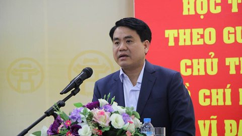 Chủ tịch Ủy Ban Nhân Dân thành phố Hà Nội Nguyễn Đức Chung. (Ảnh: Vietnamnet.vn) Chủ tịch Ủy Ban Nhân Dân thành phố Hà Nội Nguyễn Đức Chung. (Ảnh: Vietnamnet.vn)