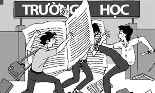 Học trò ngày càng nghịch ngợm và tinh quái. (Ảnh minh họa trên giaoduc.net.vn)