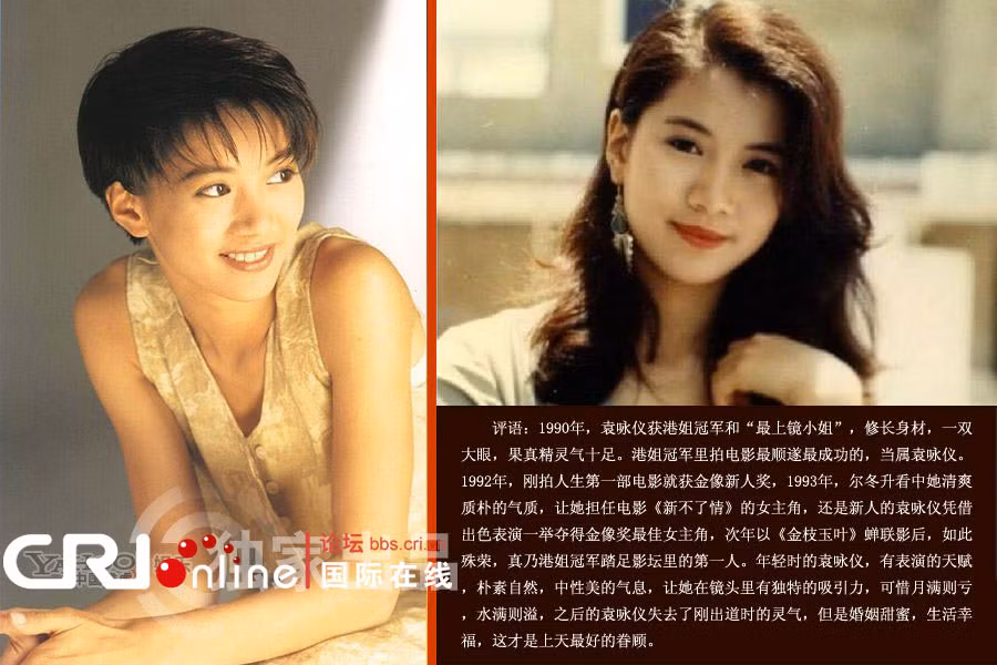 Liên tiếp trong hai năm sau đó là 1994 và 1995, Viên Vịnh Nghi đã được trao Giải thưởng Điện ảnh Hồng Kông cho Vai nữ chính xuất sắc nhất cho vai diễn của cô trong Tân bất liễu tình, 1994 và Kim chi ngọc diệp, 1995. Năm 1994 Viên Vịnh Nghi còn đóng chung với Chu Tinh Trì trong bộ phim hài được đánh giá cao Quốc sản 007. Viên Vịnh Nghi còn được đề cử Giải thưởng Điện ảnh Hồng Kông với vai diễn trong một số phim khác như Hổ độ môn, 1996 hay Ngã ái nhĩ, 1998. Cuộc sống của Viên Vịnh Kỳ cũng ấm êm hạnh phúc và thăng hoa trong tình yêu.
