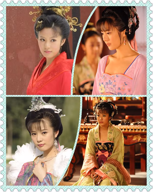 Ô Tĩnh Tĩnh (sinh năm 1991) với các phim tiêu biểu Tây Thi Bí Sử vai tứ đại mỹ nhân Tây Thi, Đại Đương Nữ Tuần án vai Thể Điệp và Dương Qúy Phi Bí Sử vai Xuân Nhi.