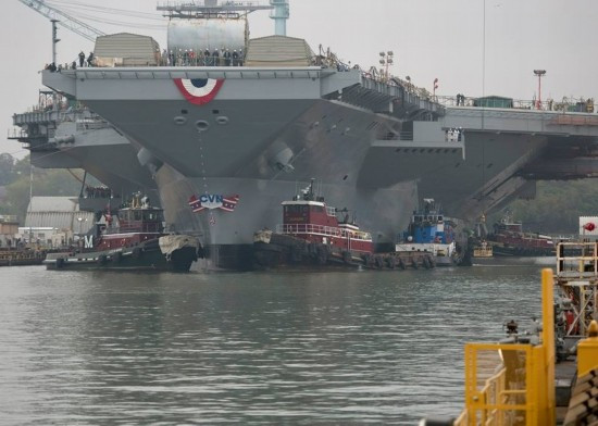 Tàu sân bay động cơ hạt nhân thế hệ mới USS Gerald R Ford Mỹ