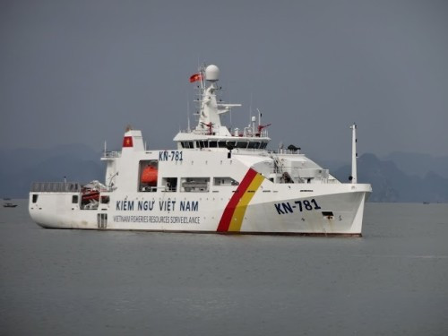 Tàu kiểm ngư KN 781 là tàu kiểm ngư lớn nhất Việt Nam, lượng giãn nước 2.400 tấn, do Công ty TNHH đóng tàu Hạ Long chế tạo, vừa biên chế cho Cục Kiểm ngư Việt Nam (nguồn mạng sina Trung Quốc).