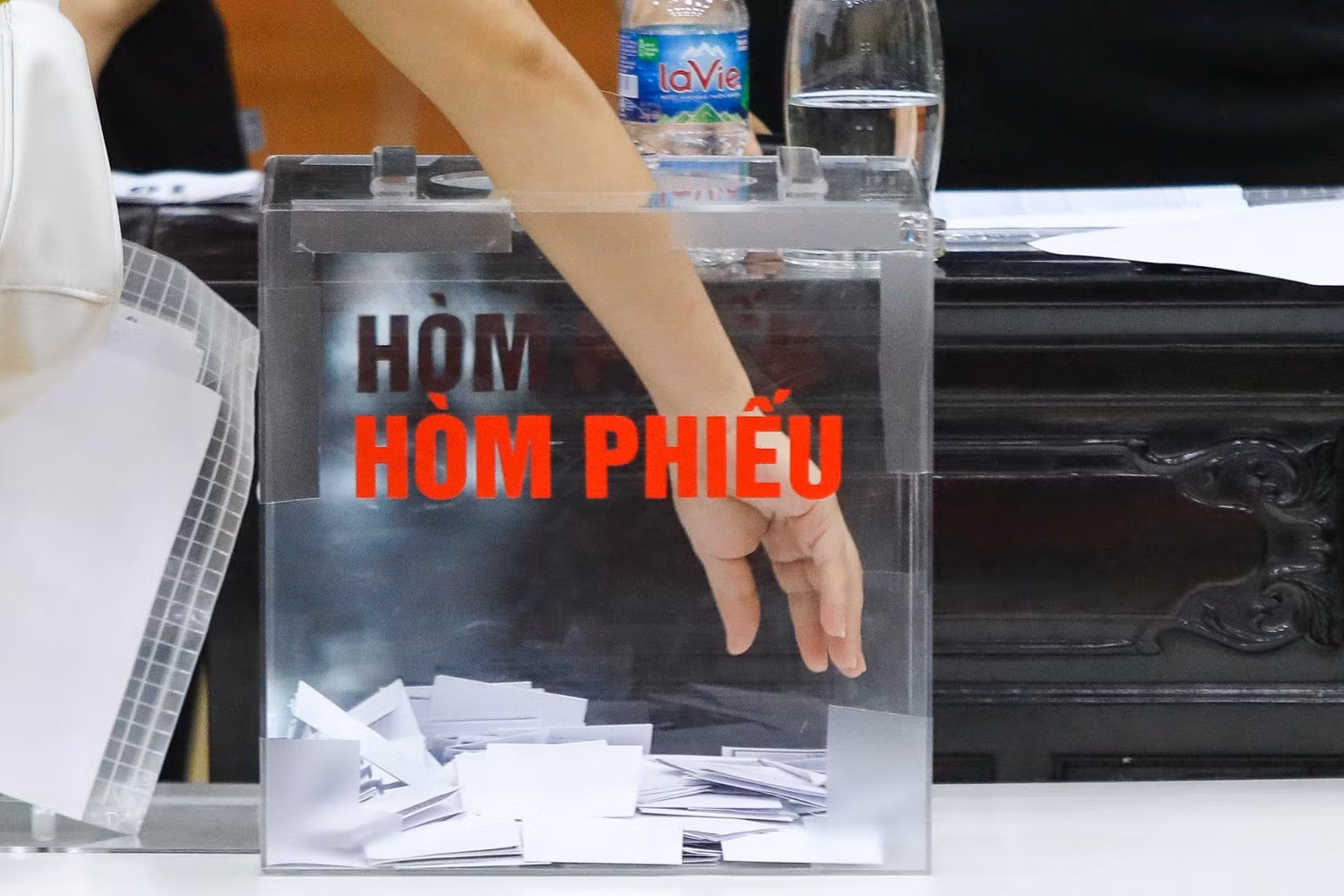 Quy trình bốc thăm tuyển sinh gồm 2 vòng. (Ảnh: Hoài Ân) Quy trình bốc thăm tuyển sinh gồm 2 vòng. (Ảnh: Hoài Ân)