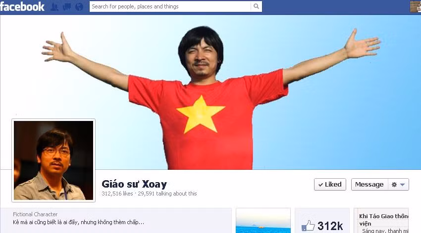 Facebook Giáo sư Xoay.