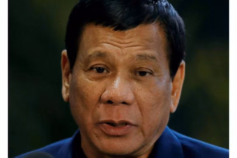 Tổng thống Philippines Rodrigo Duterte, ảnh: Reuters / The Straits Times.
