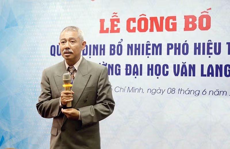 Giáo sư Trương Nguyện Thành. (Ảnh: Trường Đại học Văn Lang)