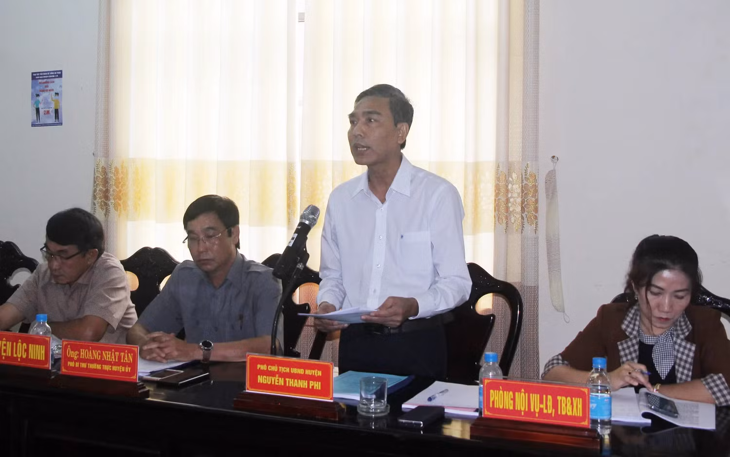 Ông Nguyễn Thanh Phi - Phó Chủ tịch Ủy ban nhân dân huyện Lộc Ninh, tỉnh Bình Phước (ảnh: Phúc Hồ)