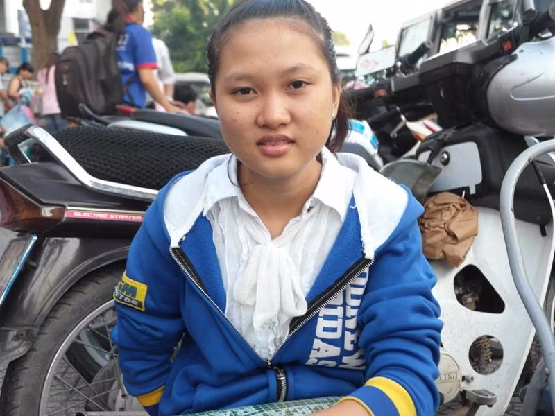 Thí sinh Trần Ngọc Phương Trà - Ảnh Dương Cầm